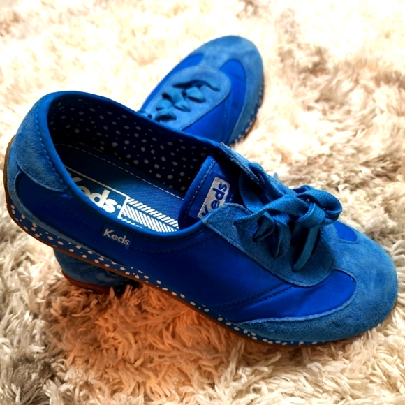 Keds Women’s Blue Confetti Sneakers Size 7 - Picture 4 of 12